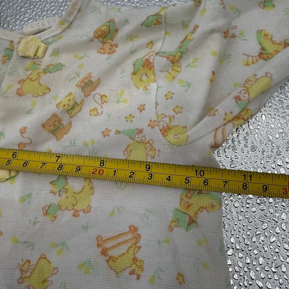 Baby‎ Girl Boy Vintage Carter's Layette Size Yellow Nursery Rhyme Sleep Gown
